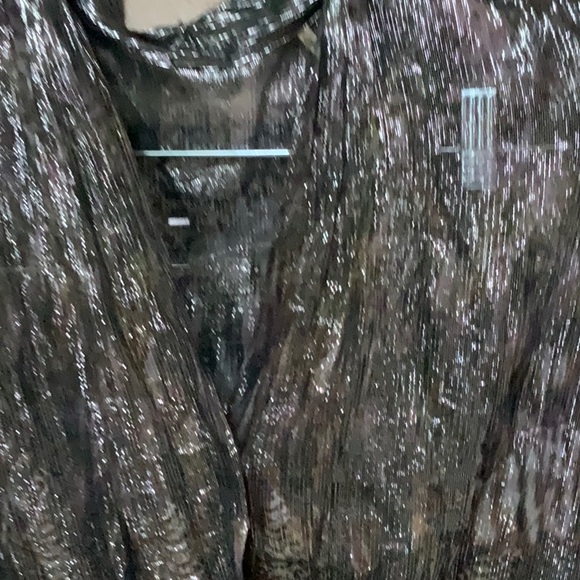 Elie Tahari Metallic Bodysuit - Picture 4 of 5